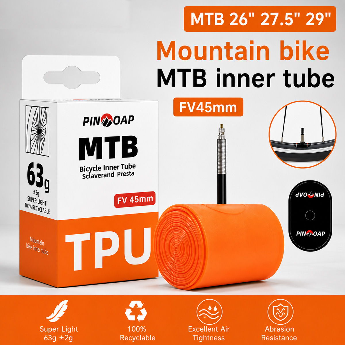 1 Pezzo Camera d'Aria per Bici - Mountain Biking Tube recensione e prezzo